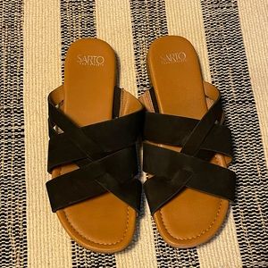 Franco Sarto Gweniver Sandal - Size 10 Black